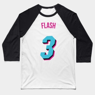 Dwyane Wade 'Flash' Nickname Jersey - Miami Heat Baseball T-Shirt